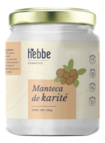 Manteca De Karité Pura 250 Gramos Extra-hidratante
