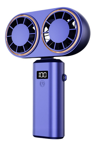 Ventilador De Campamento Al Aire Libre Ventilador De Azul