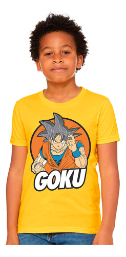 Remera Camiseta Goku Naruto Shippuden En Diferentes Colores 