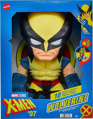 Marvel Peluche Wolverine Con Frases Para Niños De +3 