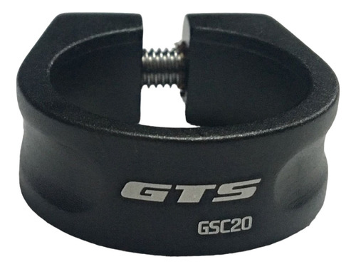 Abraçadeira De Selim Gts De Parafuso P/ Canote 31,6mm Preta