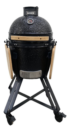 Imagen 1 de 10 de Horno Kamado Bosca Parilla Ceramica Pirometro Completo