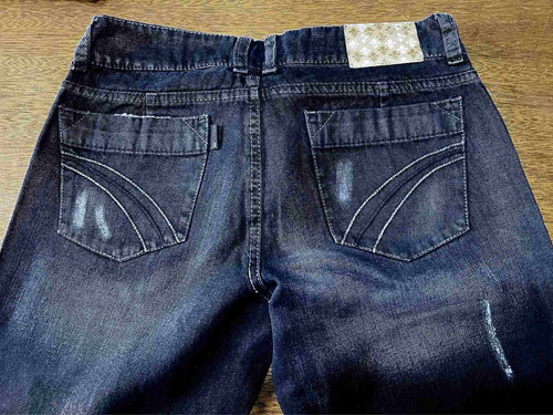 Calça Jeans Tradicional New Girls  Sem Elastano