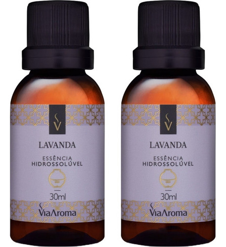 Essência Hidrossolúvel Lavanda 2 X 30ml - Via Aroma