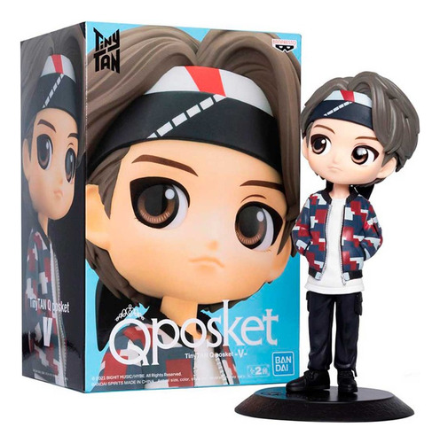 Muñeco Bts V Original Bandai Qposket Super Detallado