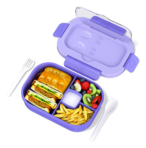 Lonchera Bento Para Niño 44.0 Fl Oz 4 Compartimento Cubierto