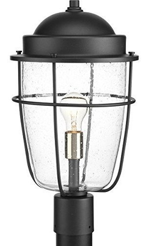 Progress Lighting P540025031 Holcombe Post Lantern Black