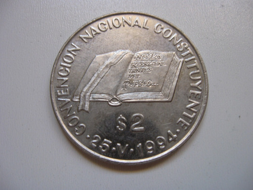 Moneda Argentina 2 Pesos 1994