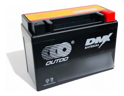 Batería Moto 12n6.5l-3b Outdo Dmx, Sellada, Activada