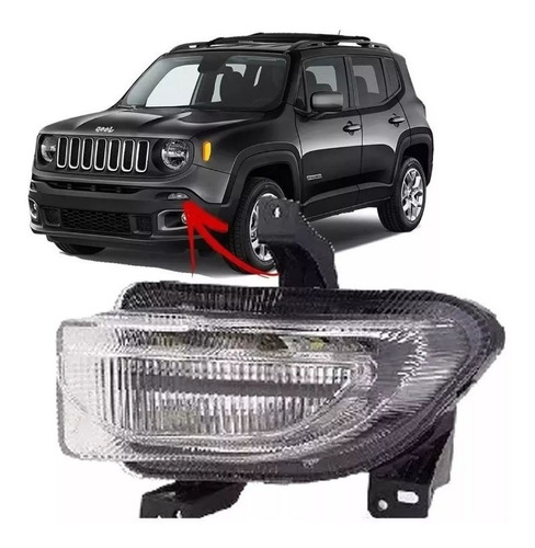 Farol Luz Diurna Esquerdo (drl) Renegade Original Mopar