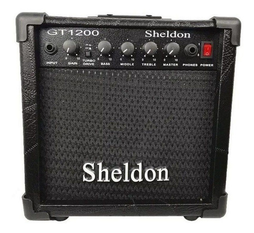 Imagem 1 de 3 de Amplificador Sheldon GT1200 para guitarra de 15W cor preto 110V/220V