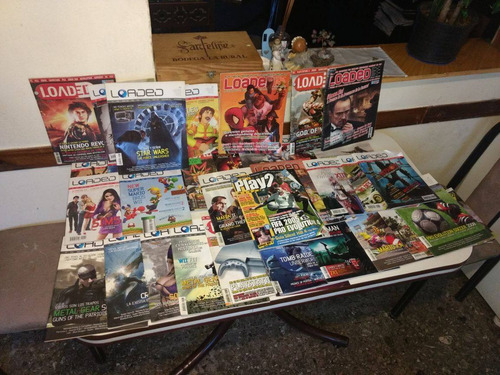 68 Revistas De Loaded, Atomix, Club Play Y Caja De Ps3!