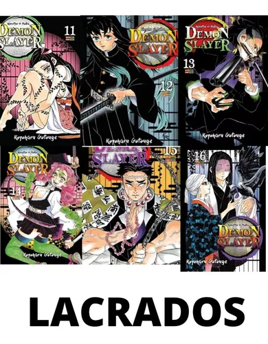 Demon Slayer, Kimetsu No Yaiba  Mangá Volume 11 Ao 16 - Kit