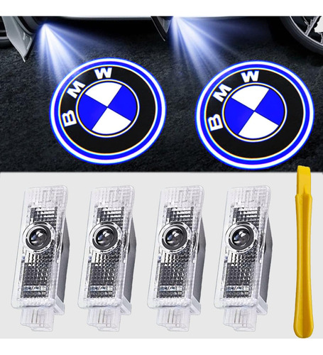 4 Luz Para Puerta Automovil Proyector Led Logotipo 3d Sombra