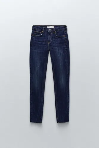 Jeans Tiro Alto De Dama Zara The Mid Waist Skinny