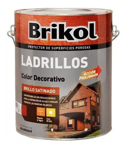 Brikol Ladrillos X 4 Natural/ceramico Pintureria Don Luis Md