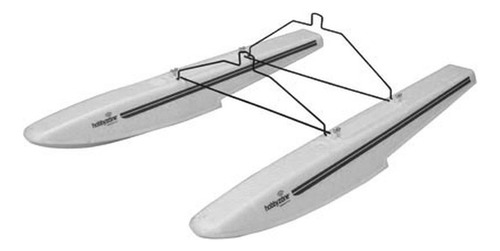 Juego De Flotadores Para Super Cub Lp Hobbyzone