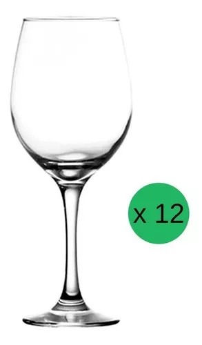 Set Caja X 18 Copas Vidrio Windsor Agua Vino Champagne Nadir