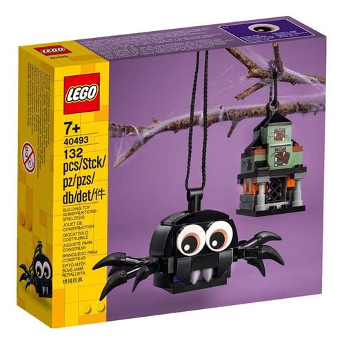 Set Juguete De Construc Lego Araña Y Casa Embrujada 40493