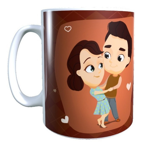 Taza Frase Dia Amor Regalo San Valentin Tres Cosas 320cc