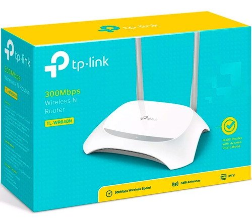 Router Wireless Tp-link Tl- Wn840n 2 Antenas, 300 Mbps