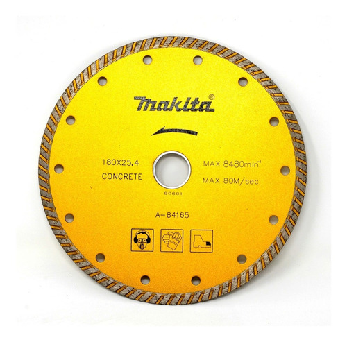 Disco Makita Turbo Profesional 180 Mm Para Concreto A-84165