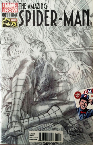 Comic - Amazing Spider-man #1 Alex Ross Sketch Variant