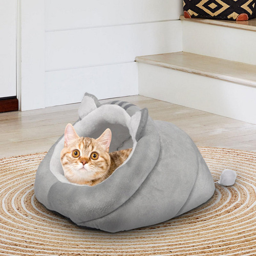Lindo Nido Para Gatos Semicerrado, Cama Para Mascotas De S