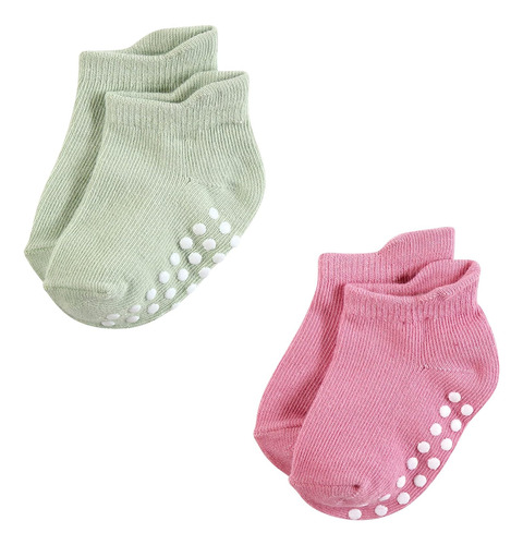 Hudson Baby Unisex-bebé Antideslizante No-show Calcetines...