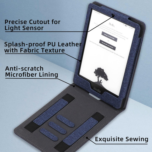 Walnew Flip Case Para 6.8 Kindle Paperwhite 11th Generation