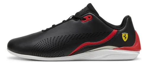 Tenis puma ferrari negro con rojo sale