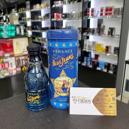 Imagen 2 de 4 de Versace Blue Jeans Edt 75 ml Para Hombre
