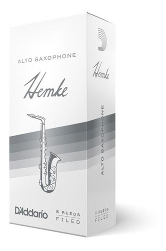 Palheta Sax Alto 2.5 (5 Unidades) D'addario F. L. Hemke