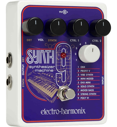 Pedal Electro Harmonix Synthesizer Machine Synth 9