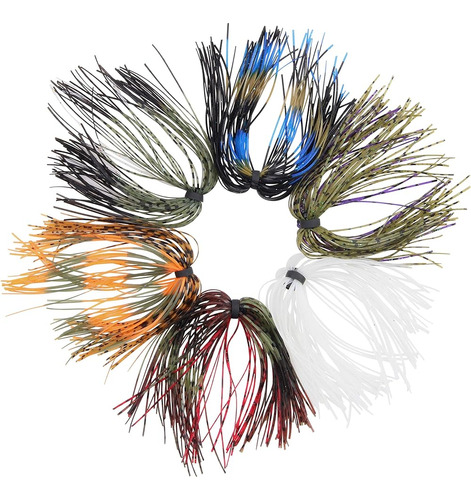 Faldas De Silicona Spinnerbait Faldas De Jig De Repuesto Diy