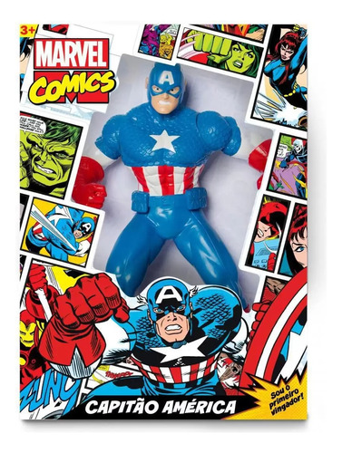 Figura De Accion Articulado Marvel Capitan America 55cm