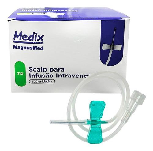 Scalp Dispositivo Infusão Intravenosa 21g C/200