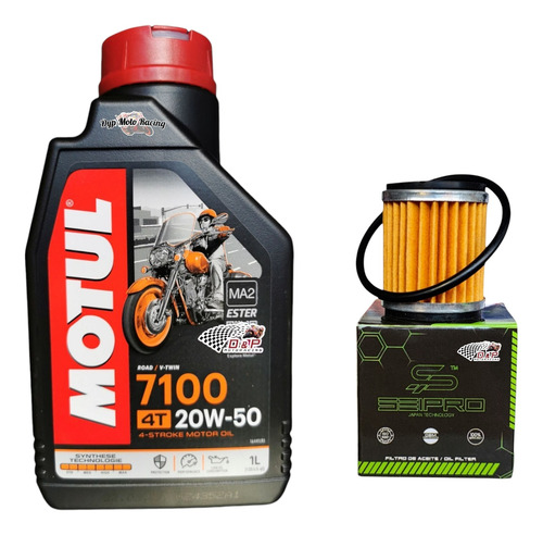 Kit Mantencion Yamaha R15 V1 V2 V3 Motul 20w50 Filtro