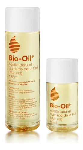  Bio Oil Natural 125ml e Bio Oil Natural 60ml Tipo de envase Pote