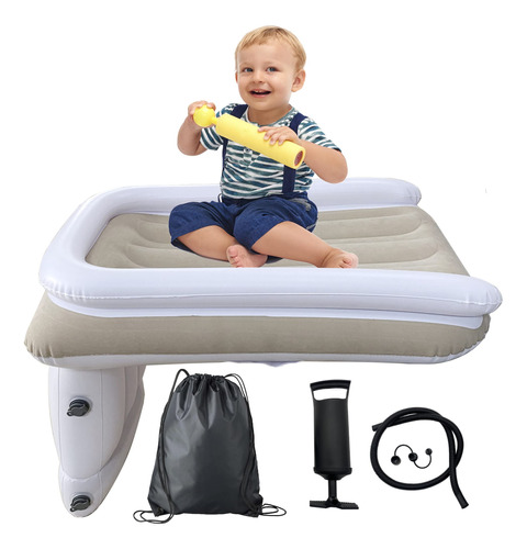 Cama De Viaje Inflable Para Nios, Extensor De Asiento De Avi