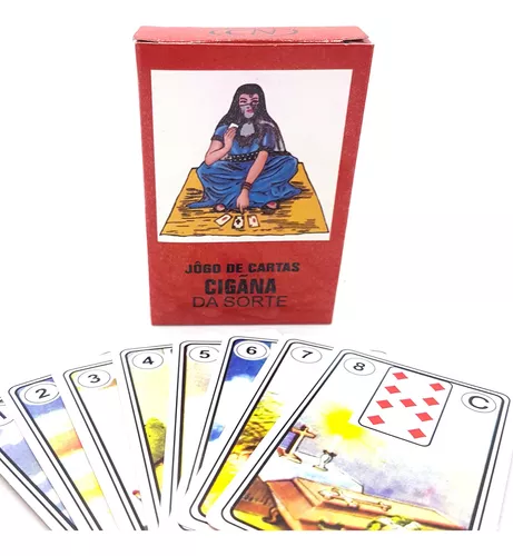 Baralho Jogo De Cartas Cigana Da Sorte 36 cartas