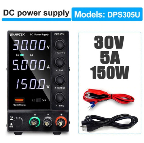 Imagem 2 de 2 de Fonte Ajustável Regulador Tensão 30v 5a 150w Usb Dps305u