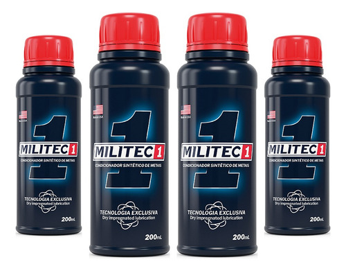 Militec 4 Unidades Original Frete Grátis + Brinde Chaveiro