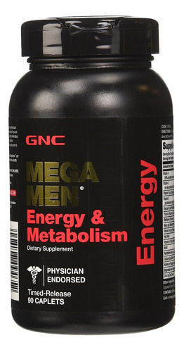 Gnc Suplemento De Energia Y Metabolismo Mega Men