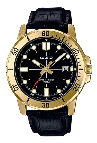 Reloj Casio Hombre Mtp-vd01gl Wr50m Cuero Impacto Online