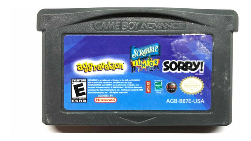 Agravation / Scrabble Jr / Sorry! Gba (Usado)