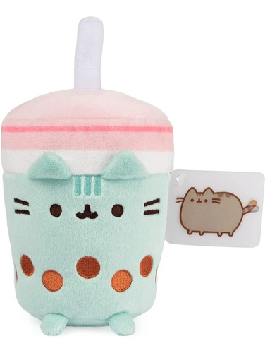 Peluche Gato Pusheen Cat Boba Tea Taza De Te Plush Gund New