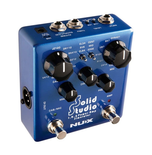 Pedal de efecto NUX Solid Studio NSS-5 azul