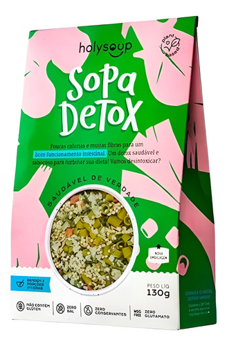 Kit 1 Sopa Detox E 1 Creme Verde Fit - Holysoup
