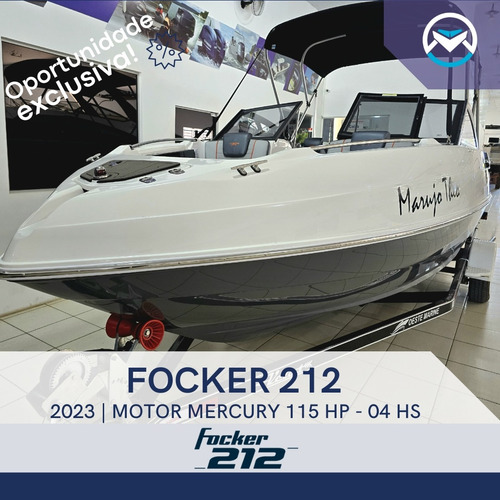 Lancha Focker 212 Ñ Mestra Ross Mariner Ventura Nx  Fs 